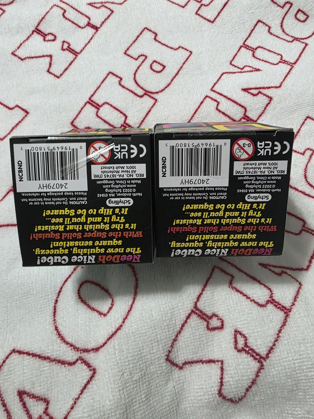 Needoh Nice Cube Super Solid Squish X 2